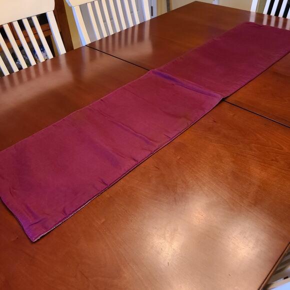 Fall Harvest Thanksgiving Cream Table Runner Baskets Of Pumpkins Squash Decor - Picture 5 of 5